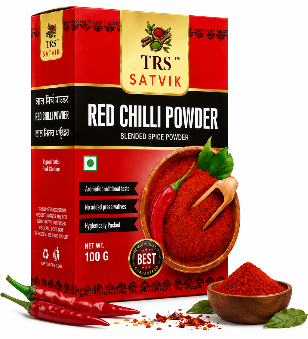 TRS Satvik Lal Mirch (Red Chilli Powder) (100gm)